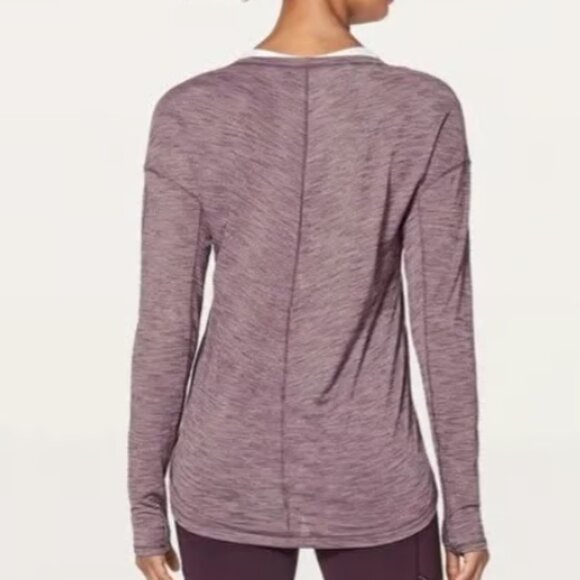 Lululemon Meant To Move Top lululemon athletica Plum Heathered EUC - Picture 2 of 5